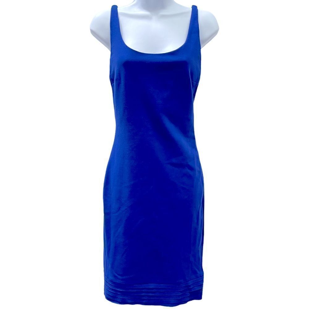Diane VonFurstenberg Tiered Blue Dress size 8 Blue